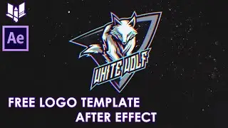 Tutorial Logo Intro Glitch Gaming Reveal - Free Template After Effect