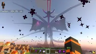 Ender Dragon Storm 57'S DISCS ADD-ON,RTX[MCPE-MCBE]Wither Storm In Minecraft,EnderFoxBoy MC🦊!!!