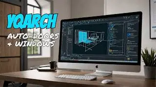 YQArch - How to draw a door and window in AutoCAD 2024