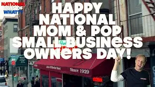 Happy National Mom and Pop Business Owners Day! | March 29 | Thank You