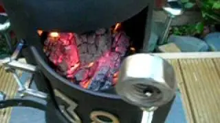 Boiling water on the hot plate :-)