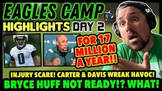 BRYCE HUFF NOT READY! FOR 17M A YEAR! VANGIO JUST SAID IT ALL! ! CARTER & DAVIS WREAK HAVOC! #eagles