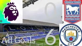 FC25 Premier League 2024/25 - Ipswich Town 0-6 Manchester City all goals #gaming #fc25