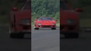 Doing laps in a Ferrari F40 with Peter Klutt