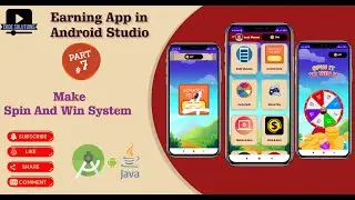 How to Create Earning App in Android Studio, Complete  Source Code,  Make Spin and Wheel   | Part 7