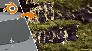 Creating terrain has NEVER BEEN EASIER! | Instant high quality terrain with Blender Auto-Terrainer