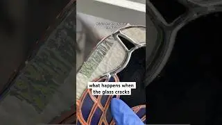 what happens if the glass cracks 