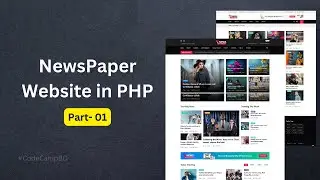 News portal Templating || Online News portal in php - #part01 #code_camp_bd #php_project #newsportal