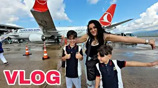 TATİLE GİDİŞ YOLCULUĞUMUZ VLOG !!