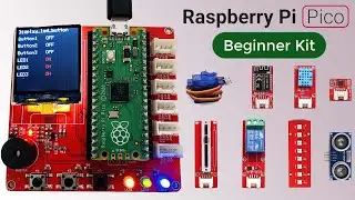 Raspberry Pi Pico Primer Kit for Students & Beginners with 10 awesome  Project