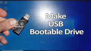 How To Make A Windows Bootable USB Flash Drive | Make USB Bootable  Drive