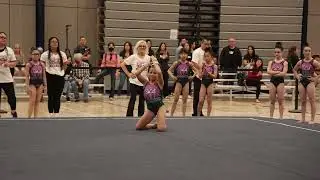 Giselle Leyvas 2nd Place Floor 9.875 Region 1 SoCal State Team 2023 Wildfire Gymnast Level 7