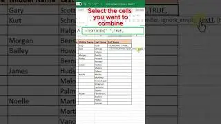 TEXTJOIN Formula: Quick Tip in Microsoft Excel