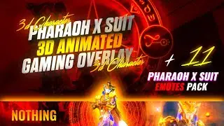 Free animated gaming overlay | Pharaoh X Suit Gaming Overlay in Android | Pharaoh x suit overlay
