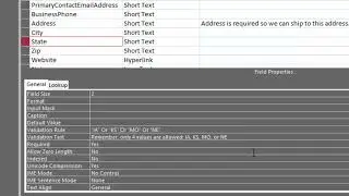 Microsoft Access: 