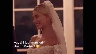 justin’s face on the wedding didn’t lie I honestly feel kinda of bad for Hailey (TikTok myonlyfavs)