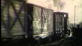 Cardiff docks railway, 1930s - Film 34691