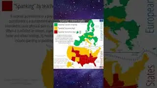 r/MapP*rn | “Spanking” children legality across the US and the EU