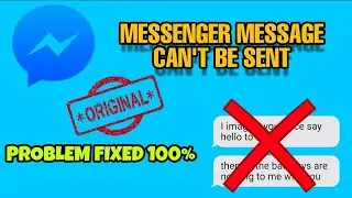 How to fix messenger message cannot be sent 2023