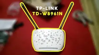 TP-LINK TD-W8961N 300Mbps ADSL2 Wireless with Modem Router  (White, Single Band) UNBOXING