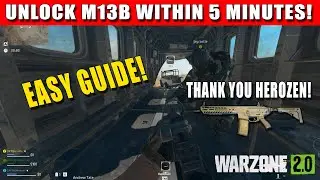 COD Warzone 2.0 - How to unlock M13b within 5minutes | Easy guide and tips