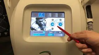 Интерфейс (меню) неодимового Лазера ScinOne ultra 2