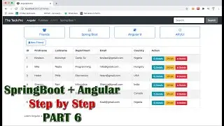 SpringBoot/Angular Tutorial Part 6 - Submit a Form using Template Driven Form