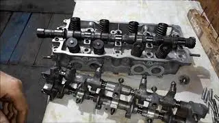 Сборка головки блока цилиндров Мазда626.двиг FE.2.0л.8кл.Cylinder head assembly
