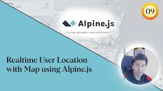 Realtime User Location with Map using Alpine.js