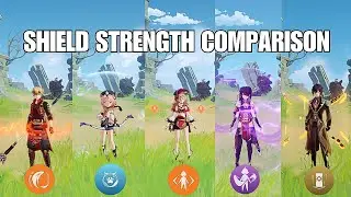 Who is the Best?...Zhonglis Shield Strength Comparison!! [GENSHIN IMPACT]