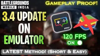 Best Emulator For BGMI After 3.4 Update!🔥💯 | MSI App Player | Check Description🔗