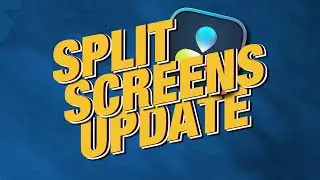 DaVinci Resolve Split Screens UPDATE