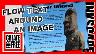 Flow Text around a Photo Inkscape