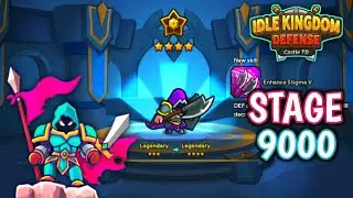 Idle Kingdom Defense - VINCENT Legendary 4 Star Walkthrough [Stage 9000]