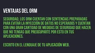 Que es un ORM - Curso Node.js