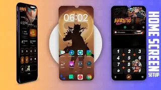 MIUI Anime Home Screen Setup (NARUTO FREE Customization)