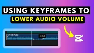 How to Silence or Lower the Volume in Part of an Audio in CapCut for Windows PC or Mac