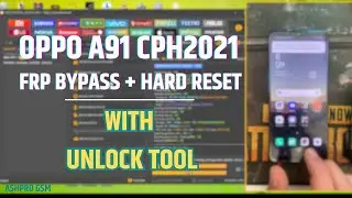 oppo a91 frp bypass unlock tool 💯✔️CPH2021 Frp+Hard Reset