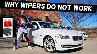 WHY WINDSHIELD WIPERS DO NOT WORK ON BMW F10 F11 BMW 528i 535i 520i 530i 550i 518d 520d 525d 530d 53