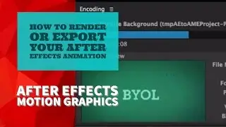 12/51 | How to render or export your After Effects animation