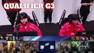 NIP vs JDG - Game 3 | LPL Worlds 2024 Regional Qualifier | Ninjas in Pyjamas vs JD Gaming G3 full