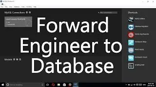 How to ER Diagram Forward Engineer to Database | MySQL Workbench Tutorial (2020)