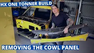 HX One Tonner Build - Removing the Front Cowl Panel