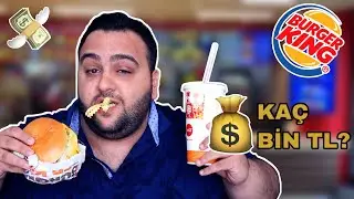 BİR DOKTOR AYDA KAÇ BİN TL HARCIYOR? BURGER KING MUKBANG