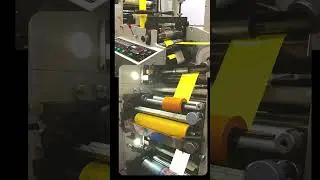 Custom Colour Labels Printing in Flexo #aidc #shortsvideo #tech #industrial