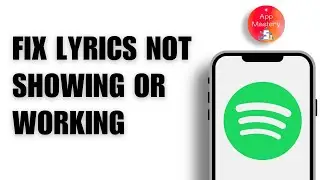 How to Fix Spotify Lyrics Not Showing Working Error (2024) | Spotify Tutorial