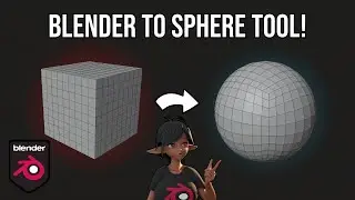 How to turn a Cube into a Sphere in Blender 4.2!