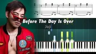 Joji - Before The Day Is Over - ACCURATE Piano Tutorial