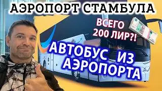 Быстрый Автобус из Нового Аэропорта Стамбула до Города ВСЕГО ЗА 200 ЛИР! Как добраться до центра?