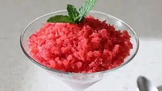 Strawberry Granita Recipe - Frozen Italian Fruit Dessert